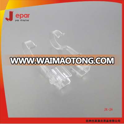 Clear Pop Advertising Shop Plastic Hanging Hook