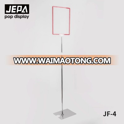 Wholesale Free Samples JF-4 Supermarket Display Pedestal Poster Frame Stand