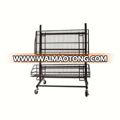 Free Samples Supermarket Equipment Metal Wire Mesh Storage Basket For Promotional