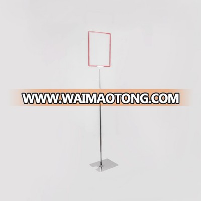 Low Price Stainless Steel a3 Telescopic Sign Stand