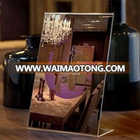 The original factory produced customizable transparent acrylic sign holder