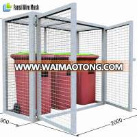 Foldable Roll Metal Industrial Storage Cage